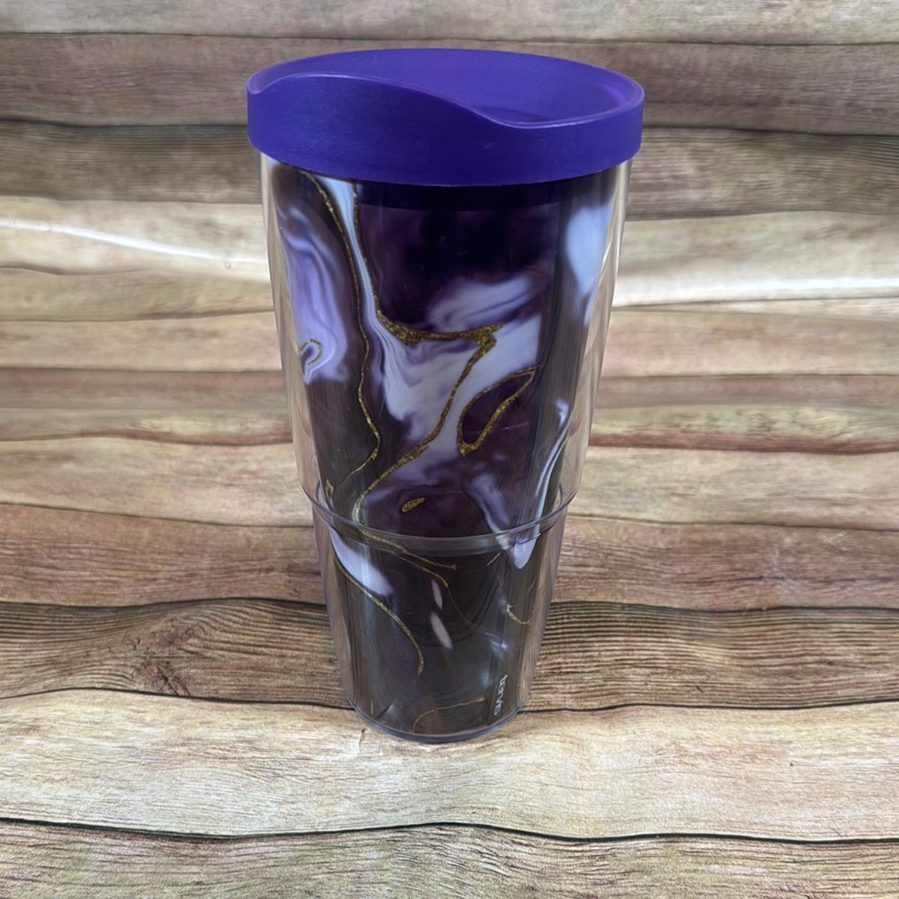 Tervis Purple Swirl Tumbler with Lid